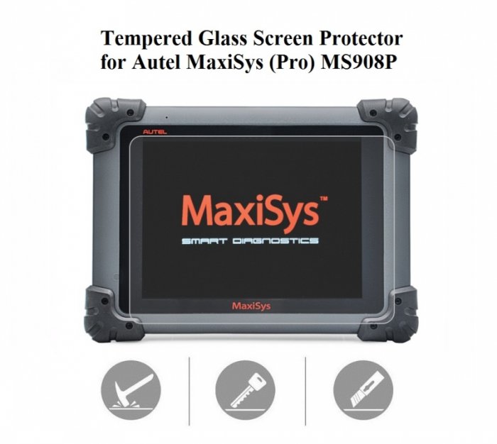 Tempered Glass Screen Protector for Autel MaxiSys (Pro) MS908PAutel