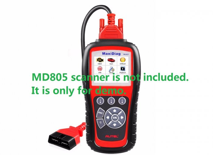 USB Cable and TF Card Reader for Autel MaxiDiag MD805 scanner|Autel ...