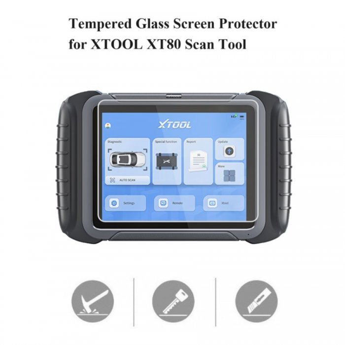 Tempered Glass Screen Protector Cover for XTOOL XT80 XT80W, XTOOL-XT80