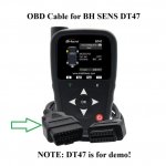 OBD2 Cable Replacement for BH SENS DT47 TPMS Tool