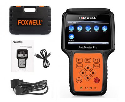 【送料無料】フォックスウェル（FOXWELL） NT624 PRO カースキャナ（エンジン トランスミッション ABS エアバッグ オイルライト EPB） FOXWELL NT624 PRO OBD2 Scanner All System Car Code Reader