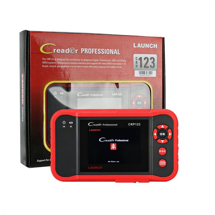 LAUNCH CRP123 OBD2 Scanner – ABS, SRS, Engine, Transmission Diagnostic Tool, Free Updates