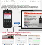 USB Cable of LAUNCH Creader CR4001 CR5001 CR6001 Software Update