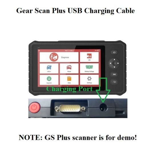 USB Charging Cable for LAUNCH Gear Scan Plus Diagnostic Tool|LAUNCH ...