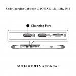 USB Charging Cable for OTOFIX D1 D1 LITE IM1 Scan Tool