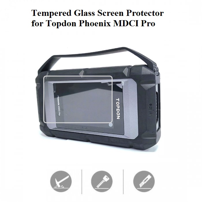 Topcon Rover Screen Protector Tempered Glass Screen Protector for Topdon Phoenix MDCI PRO VCI|Topdon ...